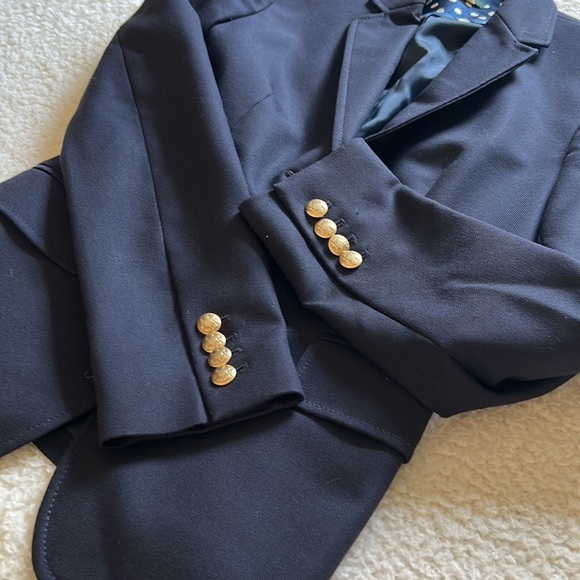 J Crew Schoolboy Wool Blazer Blue Size 0 - Picture 5 of 11